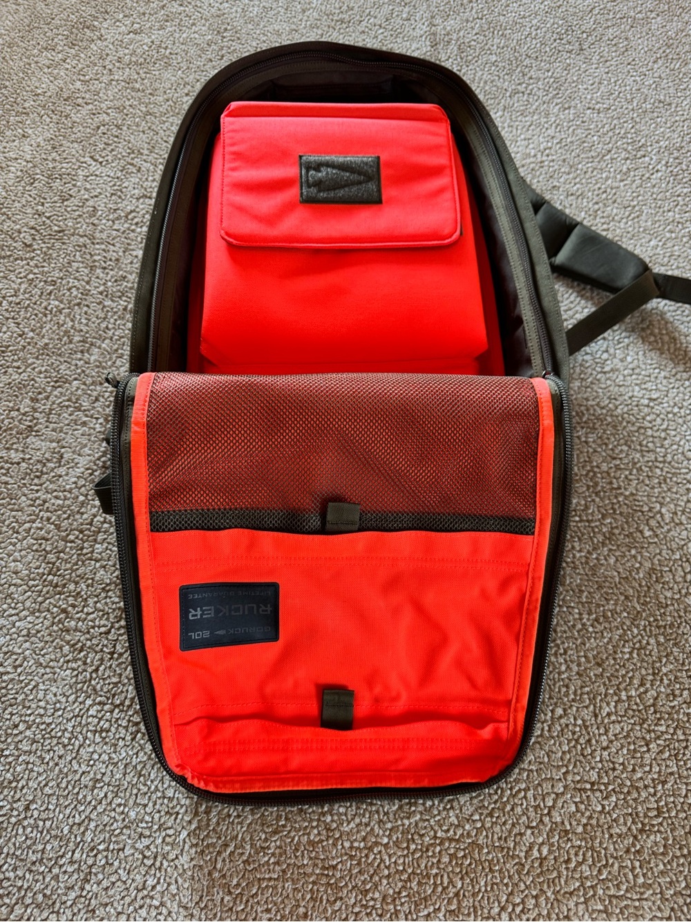 GORUCK Rucker 4.0 20L Ranger Green Backpack - Picture 3 of 7